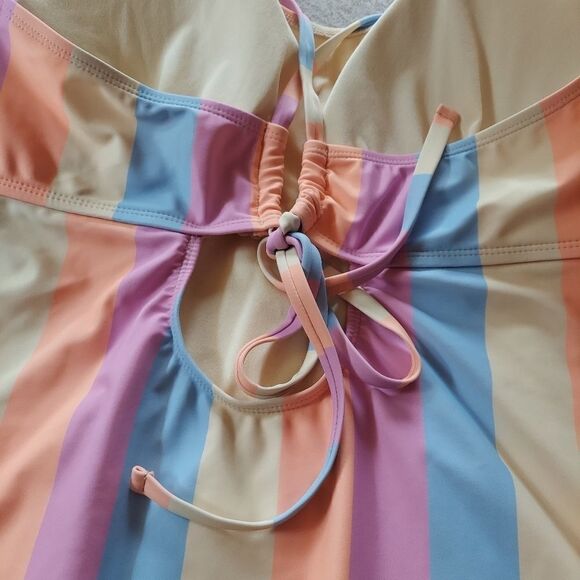 Blu C 'Bonita' Striped One Piece Swimsuit - Picture 5 of 8